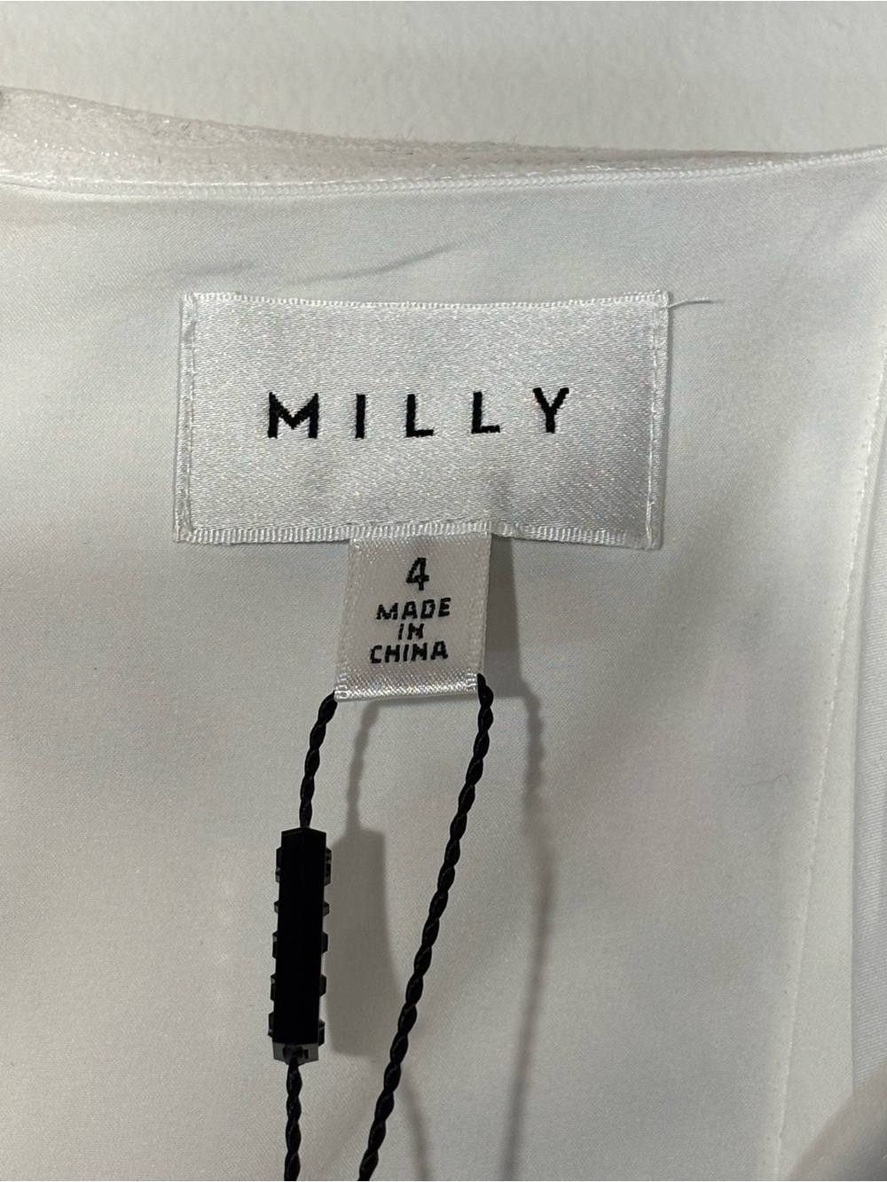 Milly Strapless Floral A-Line Dress in White, Pink and Black Size 4 - Picture 4 of 10